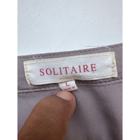 Solitaire Floral Embroidered 3/4 Sleeves Tunic Top - Picture 7 of 10